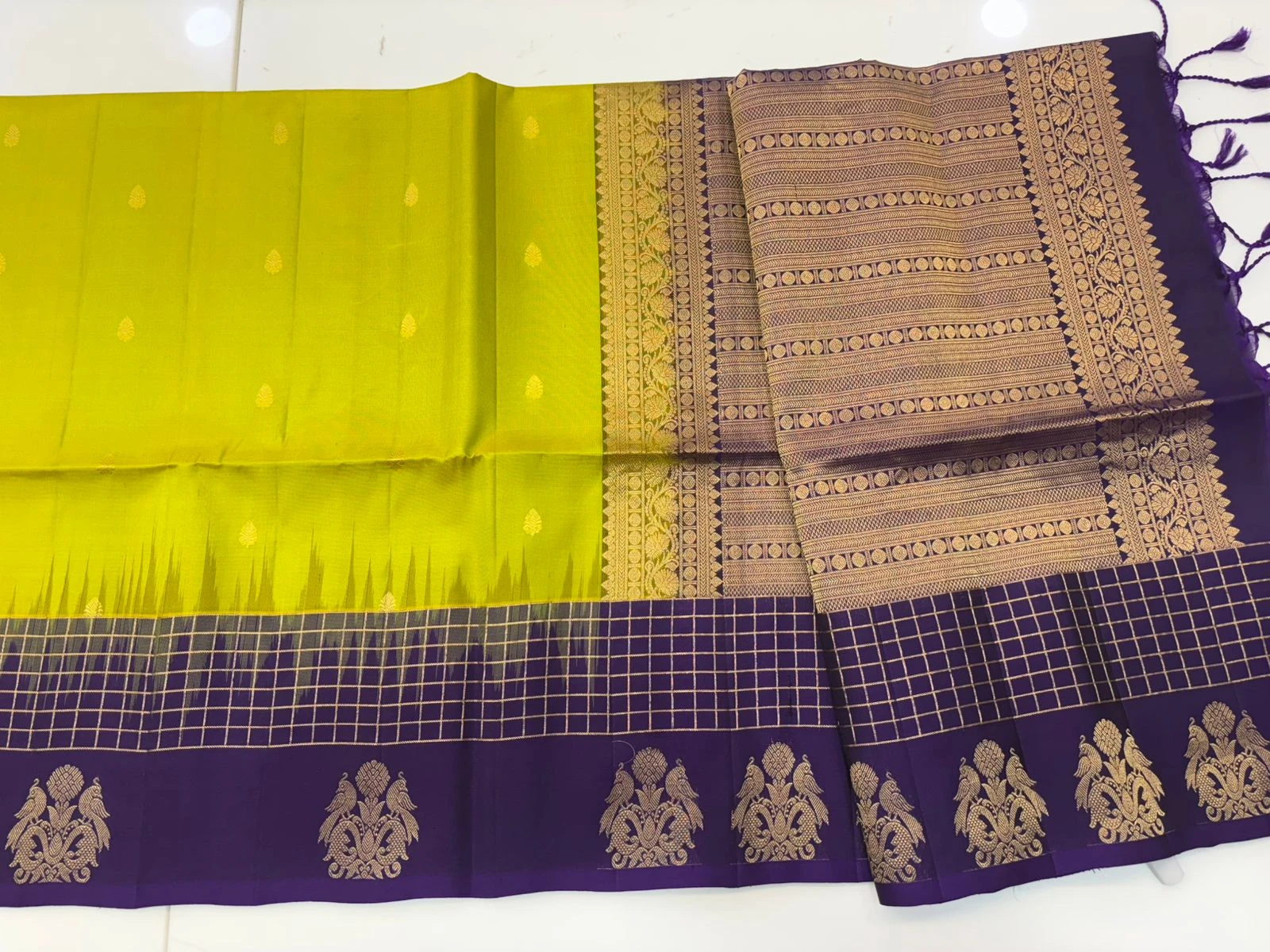 Pure Kanchi silk