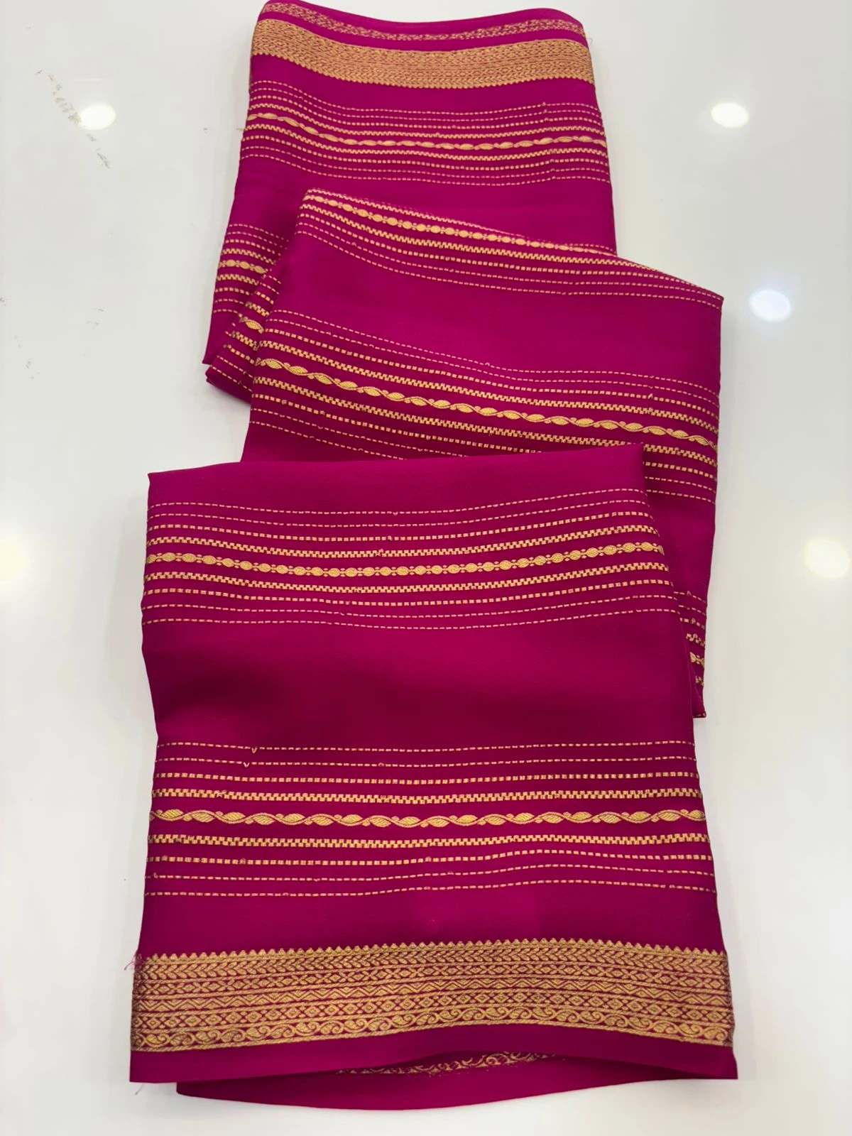 Pure Mysore crape silk