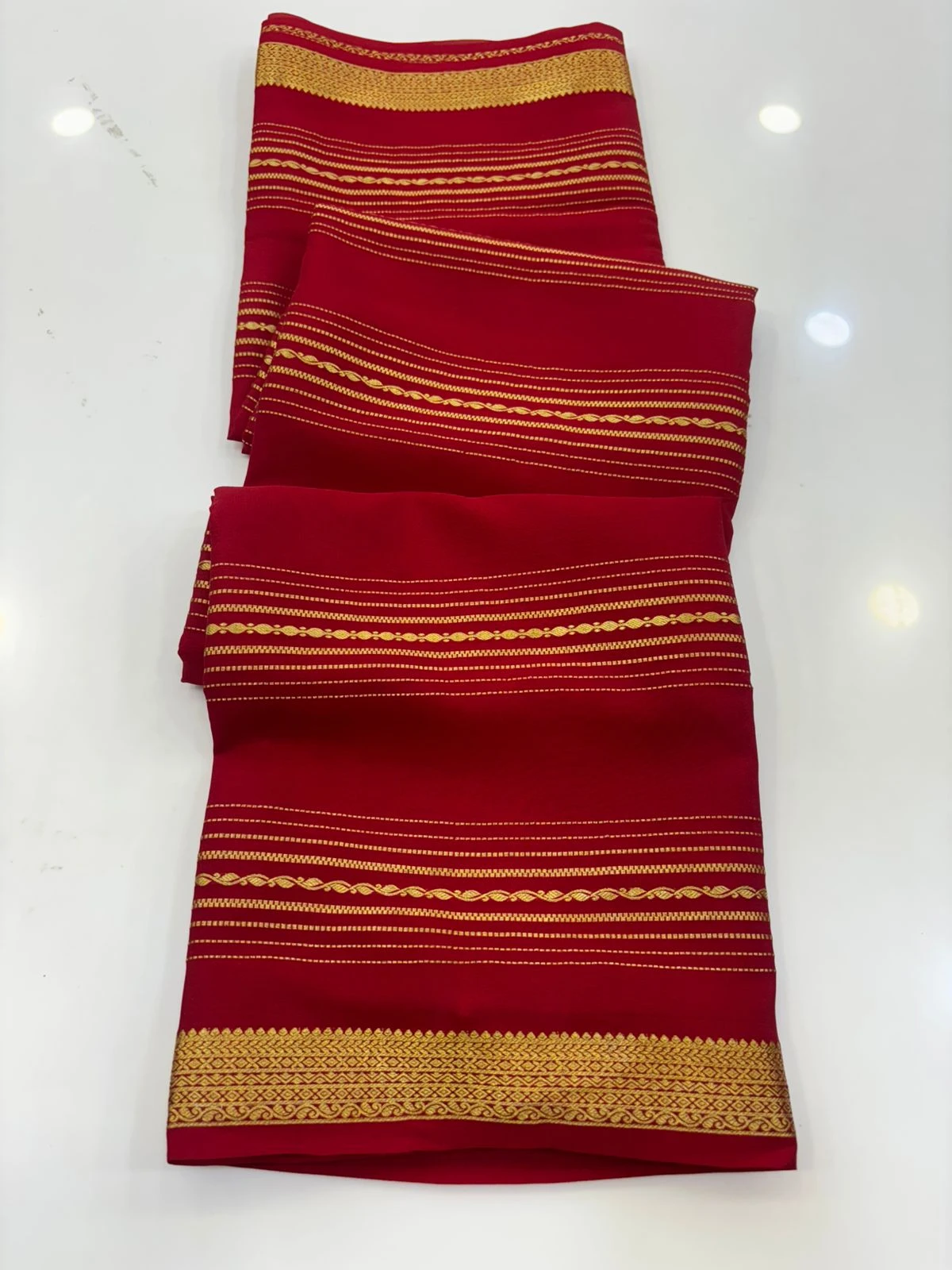 Pure Mysore crape silk