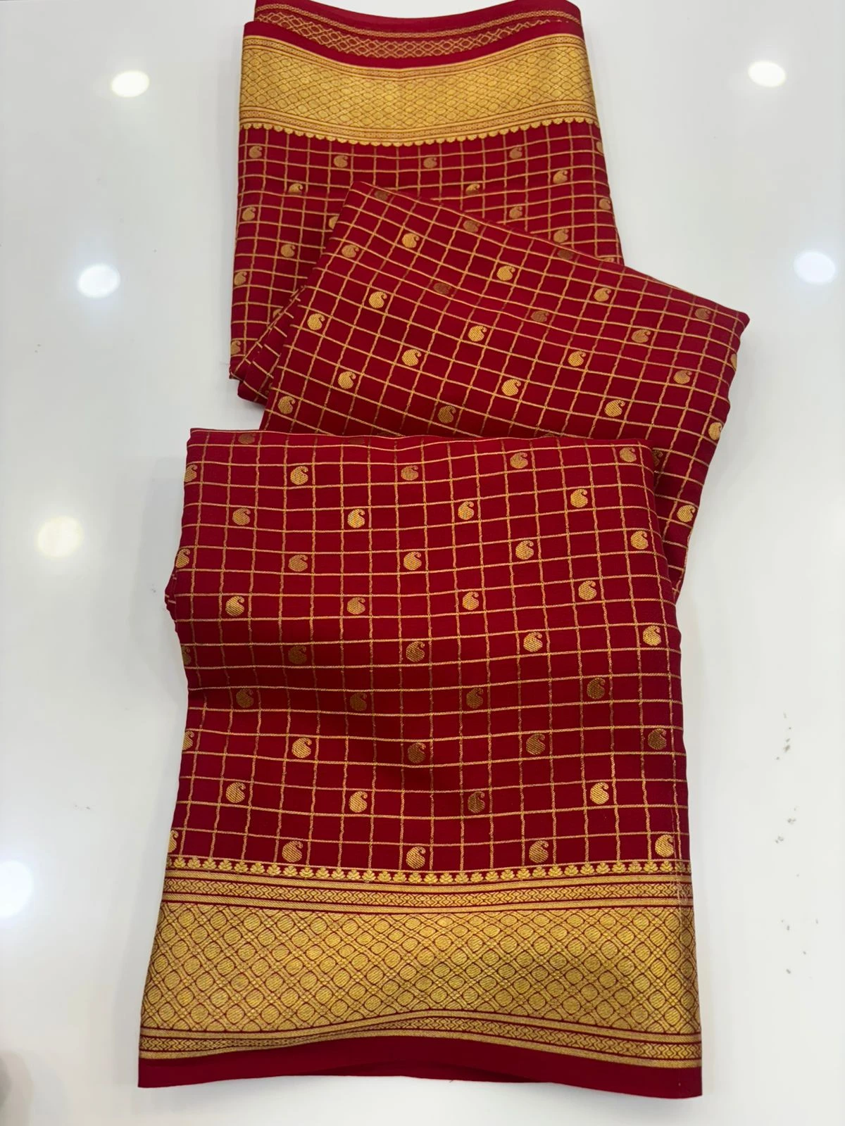Pure Mysore crape silk