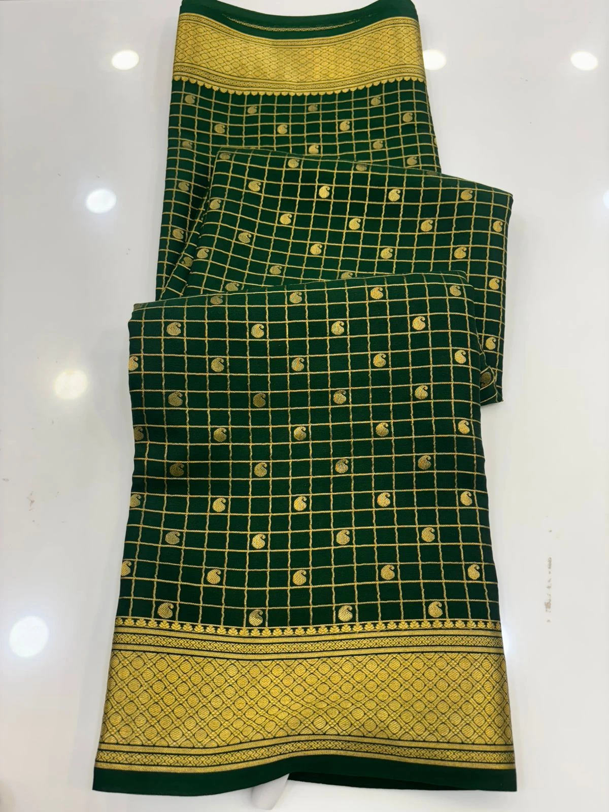 Pure Mysore crape silk