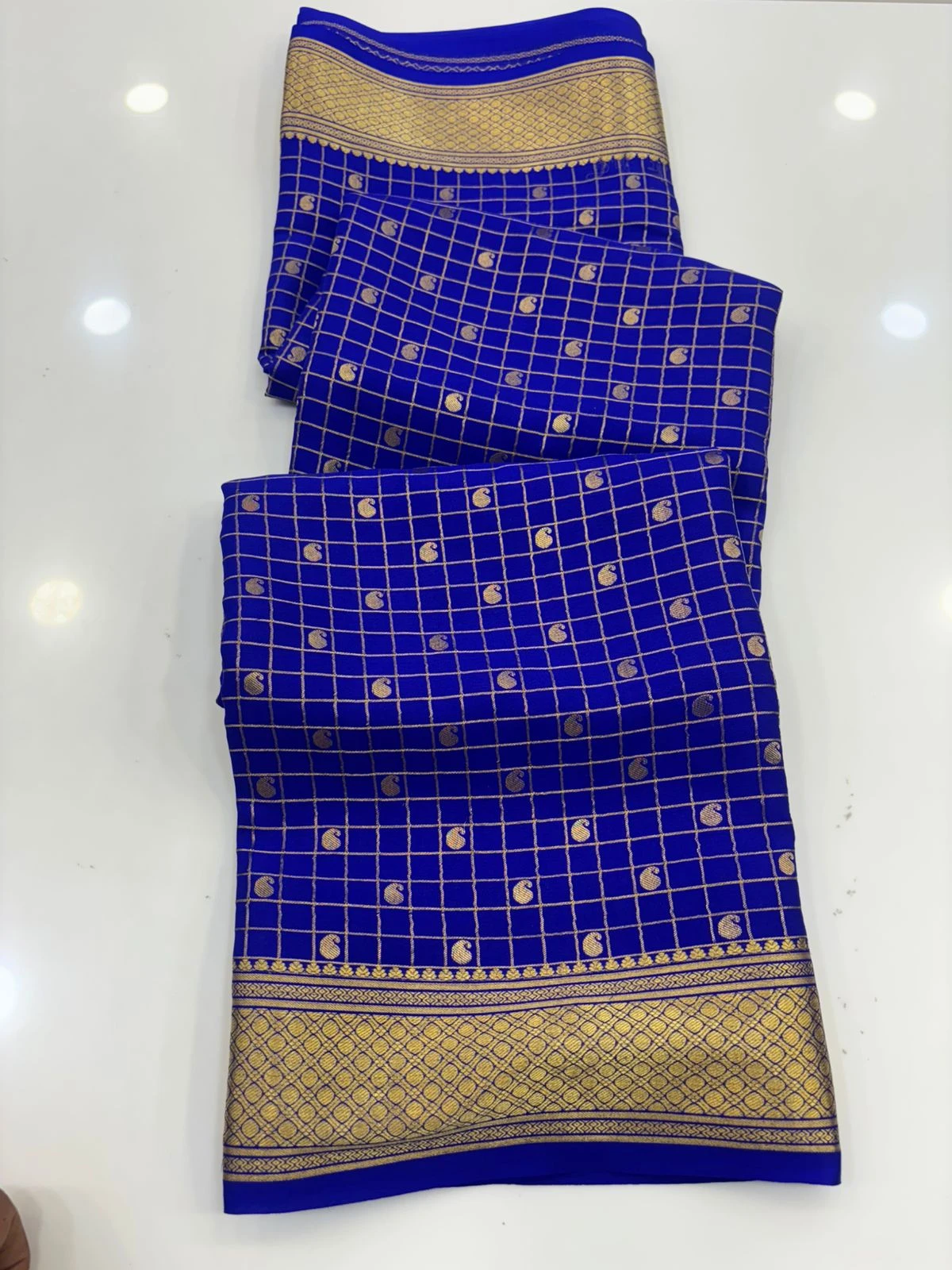 Pure Mysore crape silk