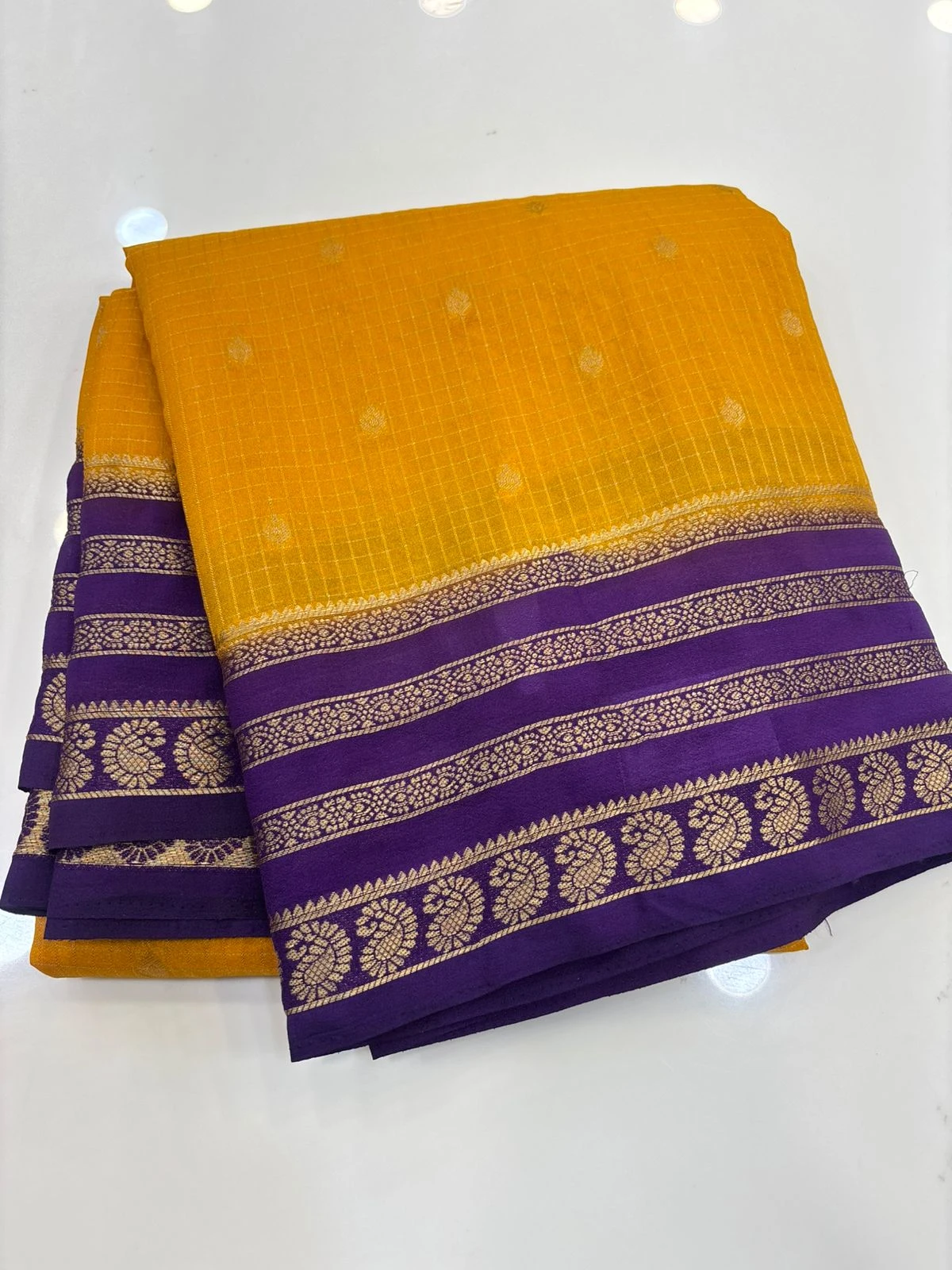 Semi crape silk