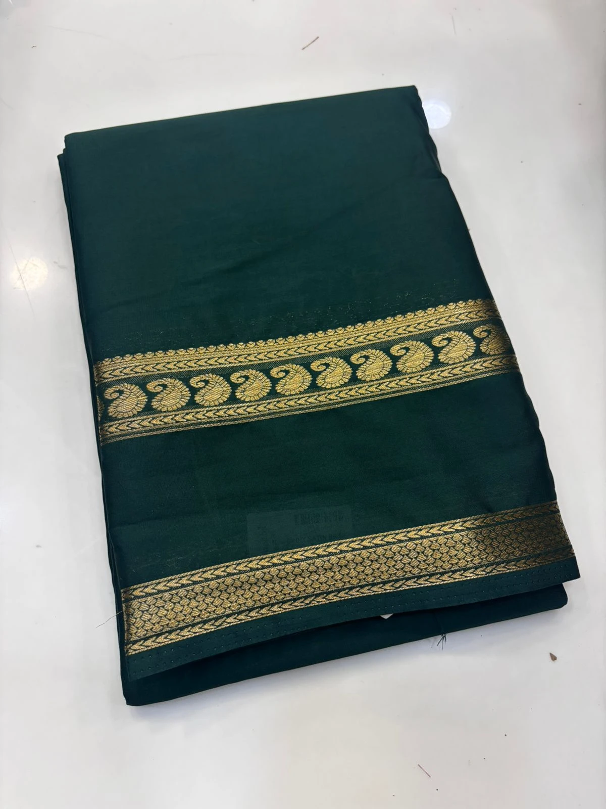 SEMI CRAPE MYSORE SILK BENTEX border
