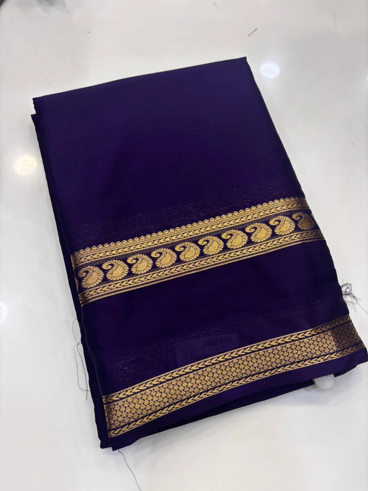 SEMI CRAPE MYSORE SILK BENTEX border