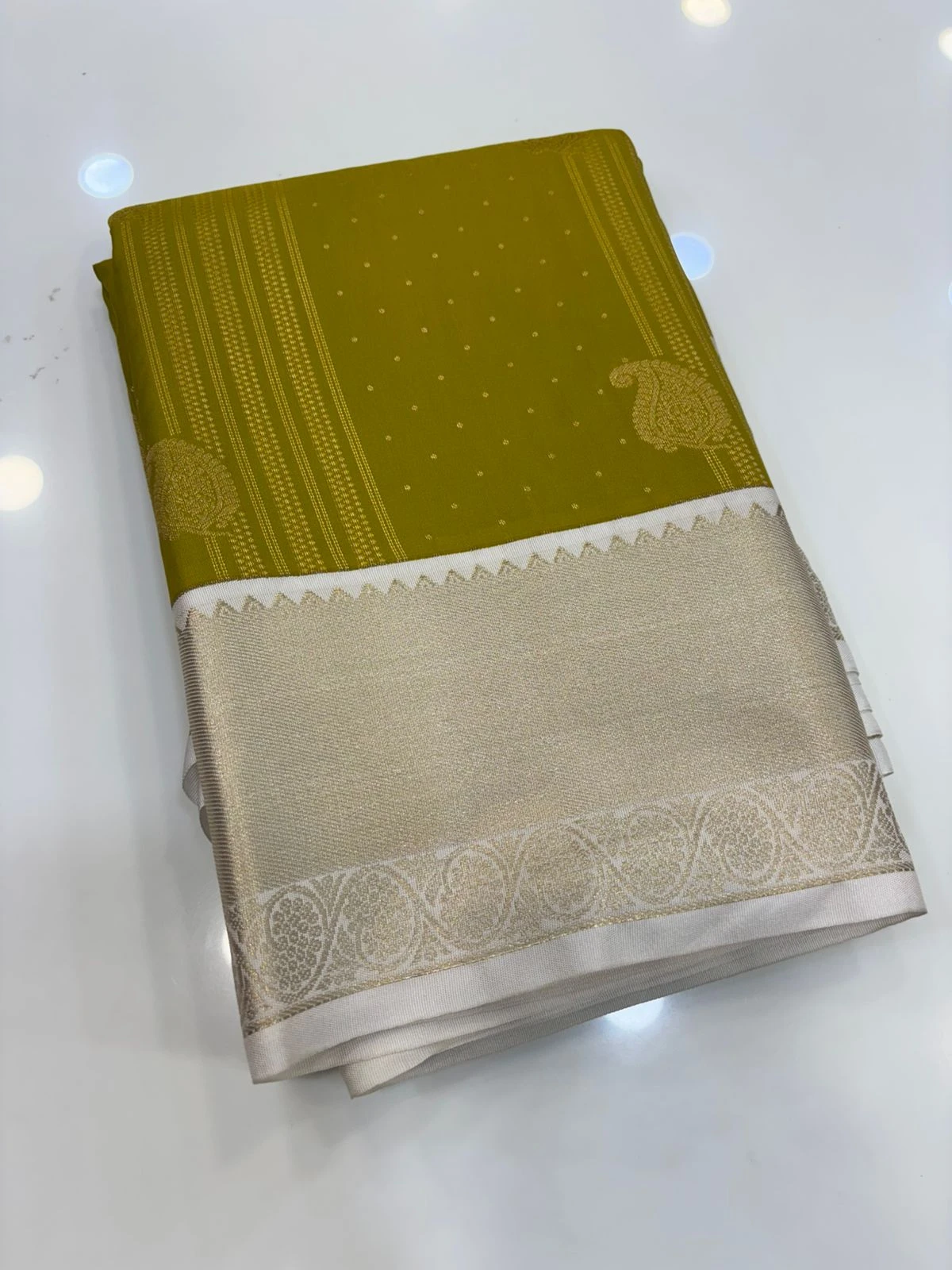 Semi Kanchi silk