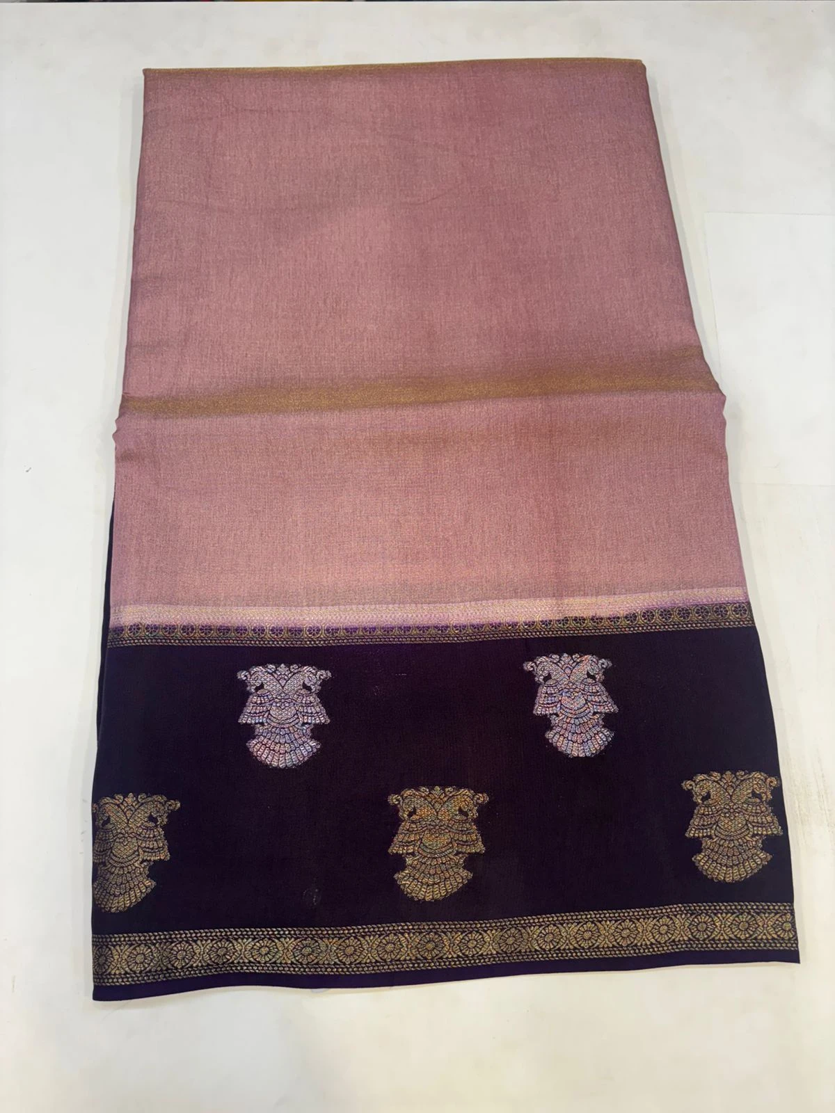 lotus pink Tissue Viscose silk