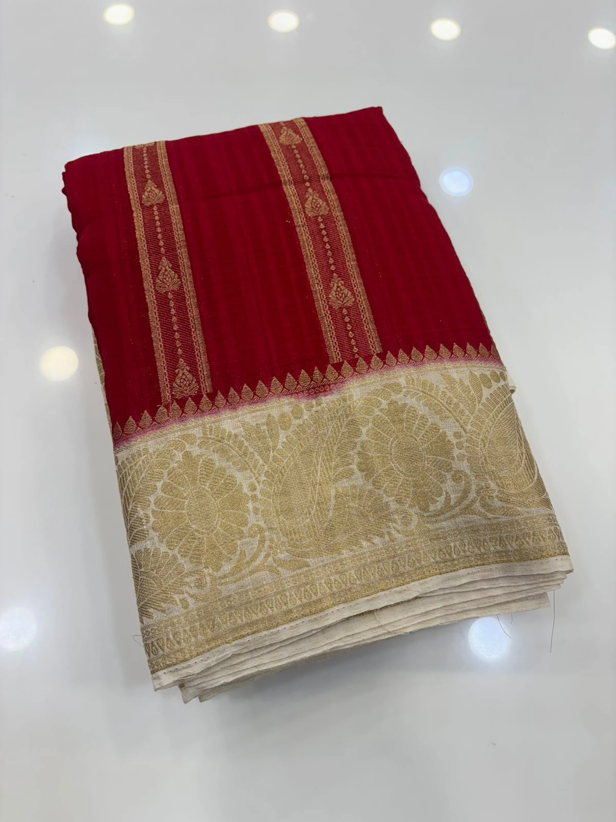 TUSSER Banarasi Georgette